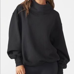 Joah Brown Turtleneck Sweatshirt